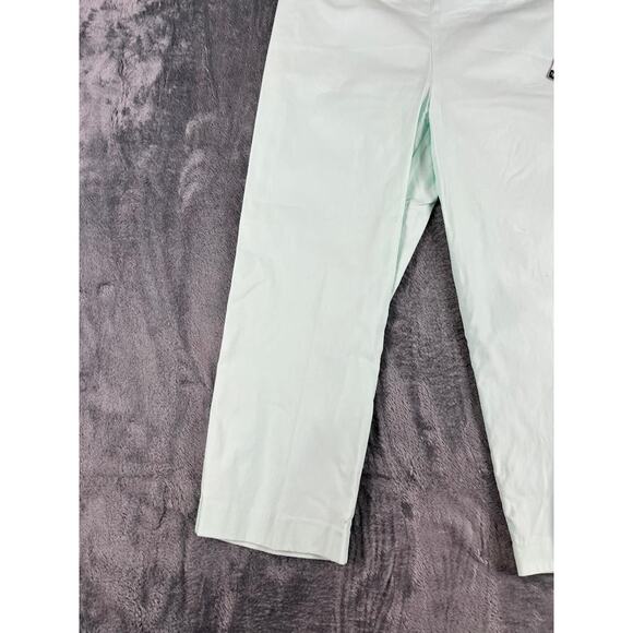 New Directions women’s size 12 mint green cropped pants NWT flaw - Picture 7 of 10